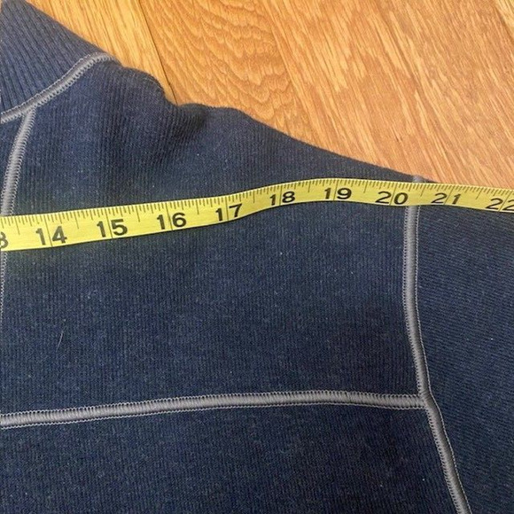 Cutter & Buck Mens XXL All Cotton Navy 1/4 Zip Sweater Seattle Seahawks Football - Picture 9 of 10